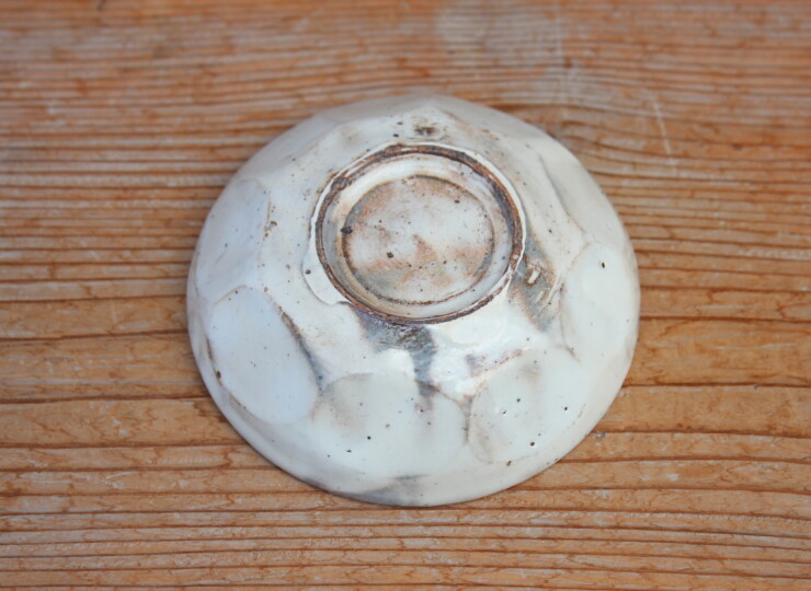 粉引面取平小鉢Ｋ