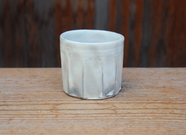 粉引面取湯呑Ｃ