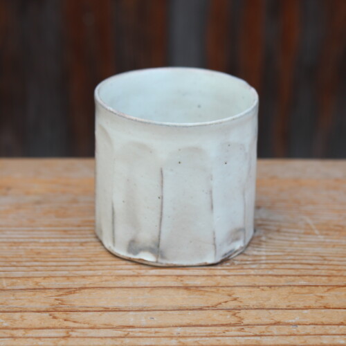 粉引面取湯呑Ｌ