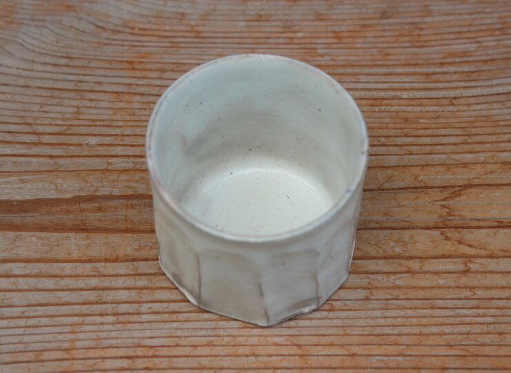 粉引面取湯呑Ｌ