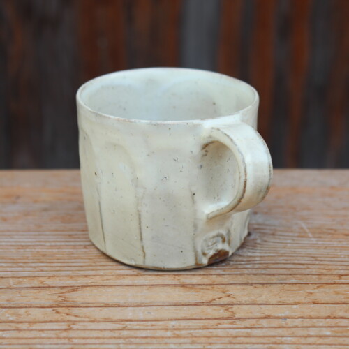 粉引面取マグカップＰ