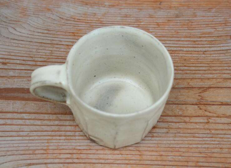 粉引面取マグカップP