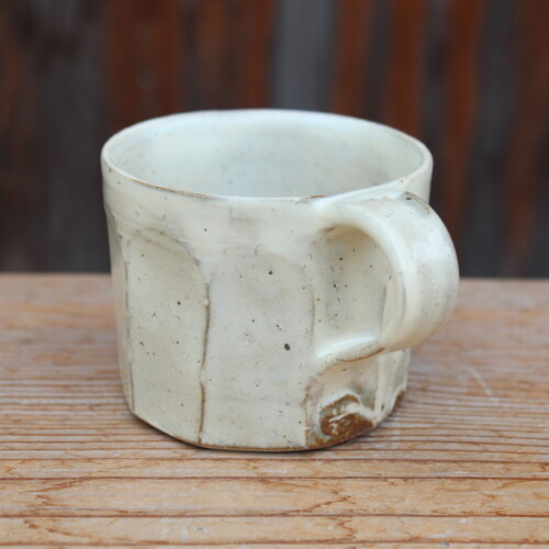 粉引面取マグカップＳ