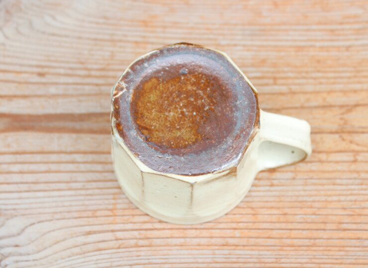 粉引面取マグカップＳ