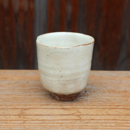 粉引輪花湯呑Ａ