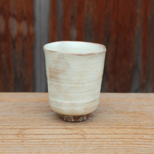 粉引輪花湯呑Ｃ