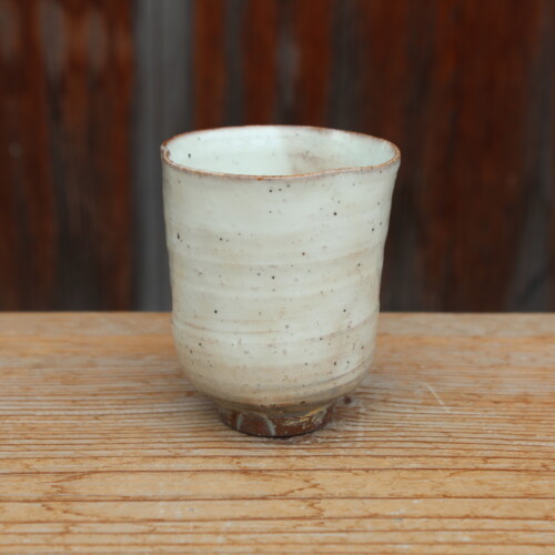 粉引輪花湯呑Ｅ