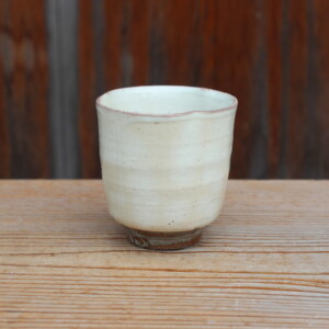 粉引輪花湯呑Ｆ