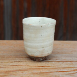 粉引輪花湯呑Ｇ