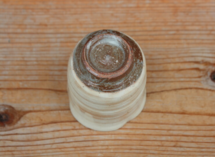 粉引輪花湯呑Ｇ