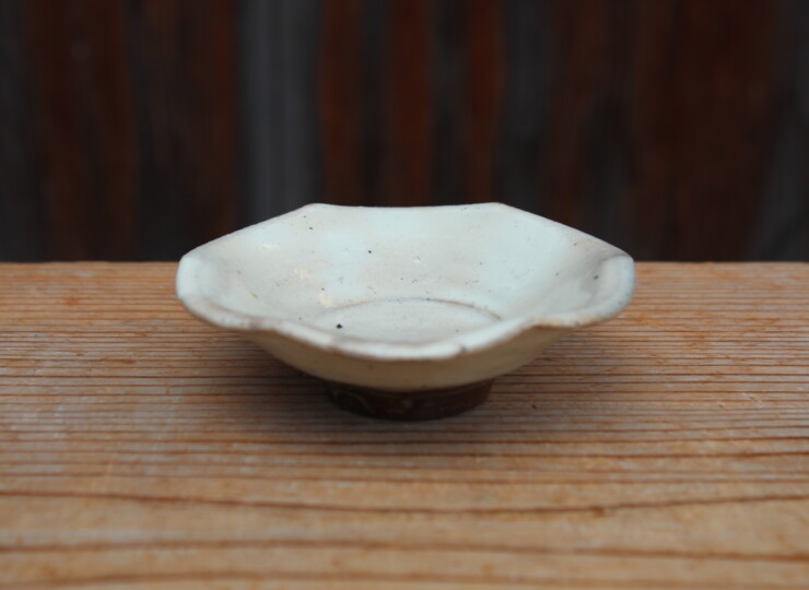 粉引輪花豆皿Ｇ