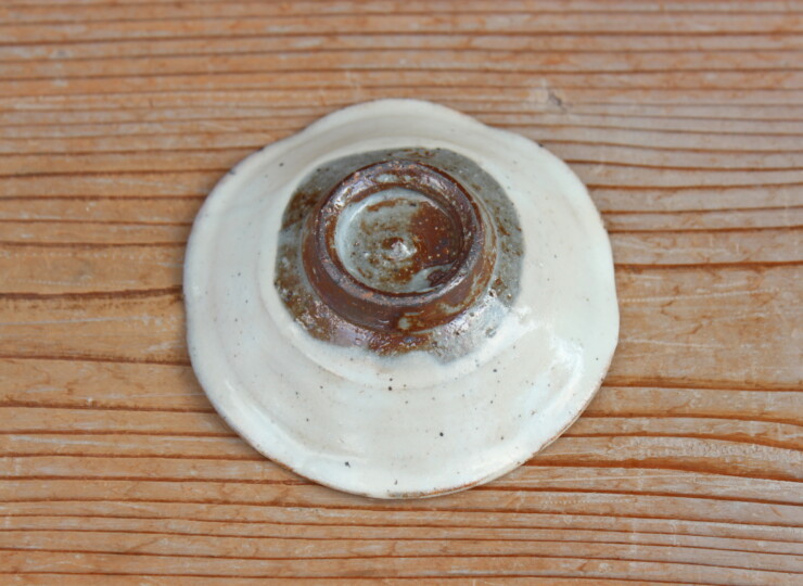 粉引輪花豆皿Ｇ