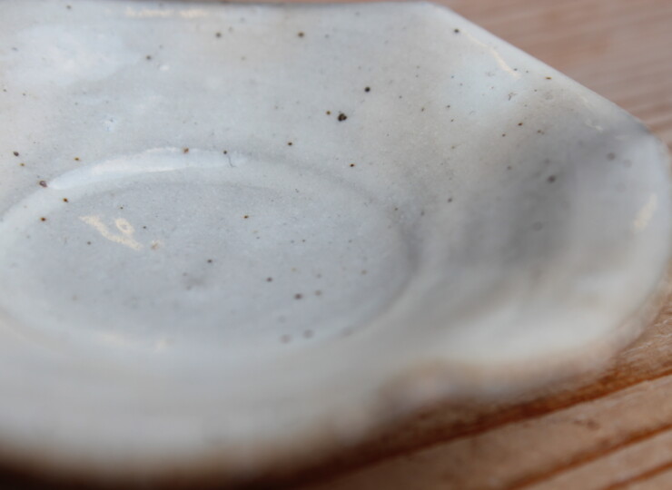 粉引輪花豆皿Ｌ