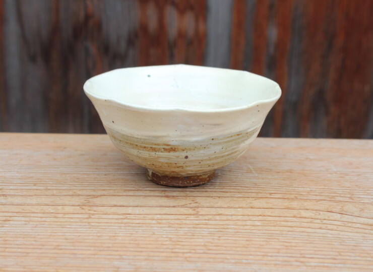 刷毛目輪花鉢Ｂ