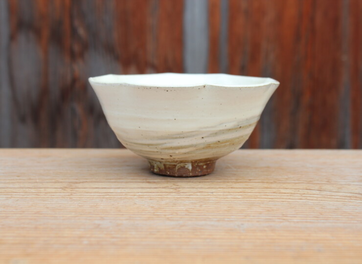 刷毛目輪花鉢Ｂ