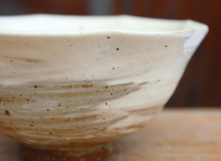 刷毛目輪花鉢Ｂ