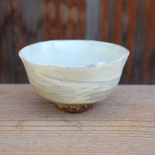 刷毛目輪花鉢Ｅ