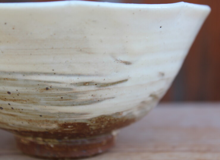 刷毛目輪花鉢Ｉ