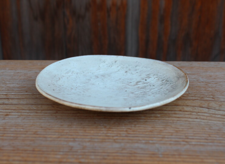 刷毛目石目皿Ｄ