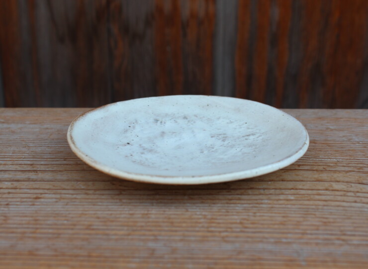 刷毛目石目皿Ｆ