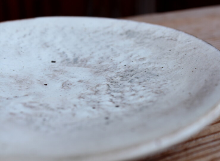 刷毛目石目皿Ｇ