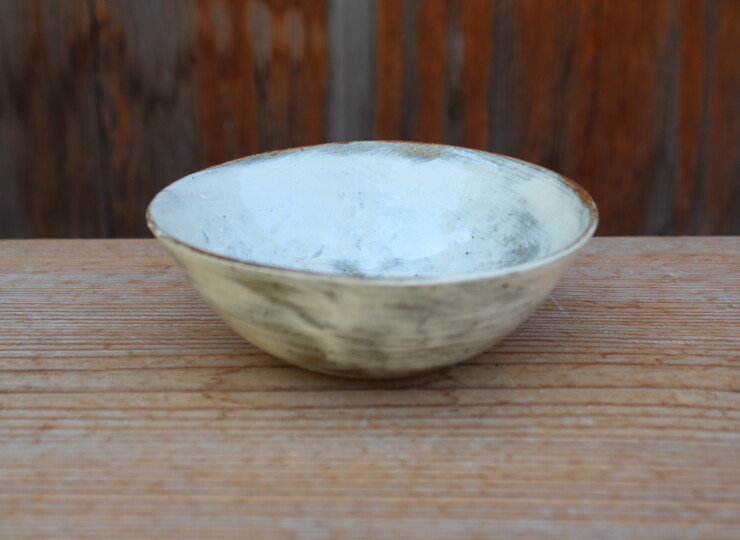 刷毛目石目鉢Ｉ