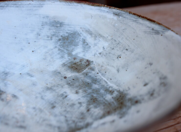 刷毛目石目鉢Ｉ