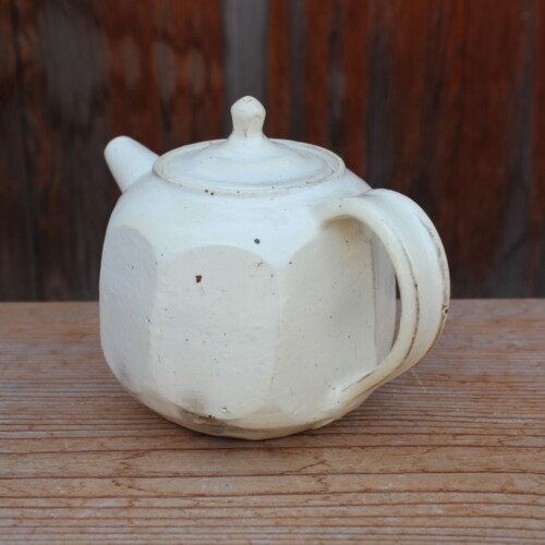 粉引面取ポットＦ